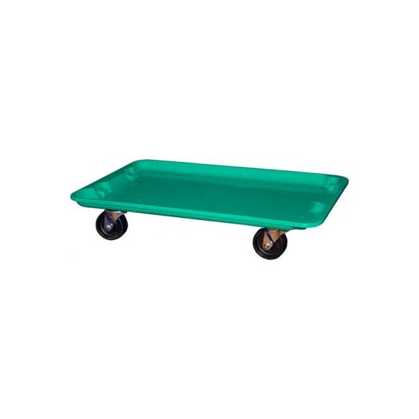 Mfg Tray Molded Fiberglass Toteline Dolly 780538 for 24-3/8" x 14-7/8" x 8" Tote, Green 7805385170 - main